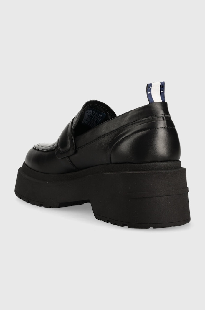 Obutev Usnjeni mokasini Tommy Jeans TJW AVA LOAFER EN0EN02218 črna