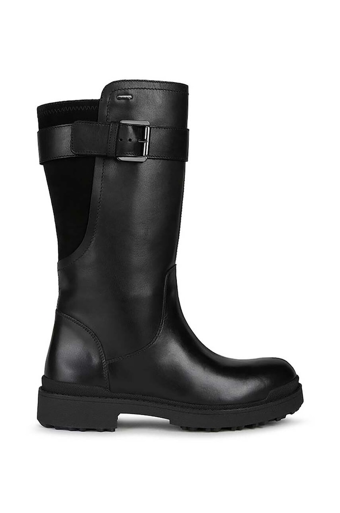 Čizme Geox D NEVEGAL ABX na patentni zatvarač crna D26UPD.04322.C9999