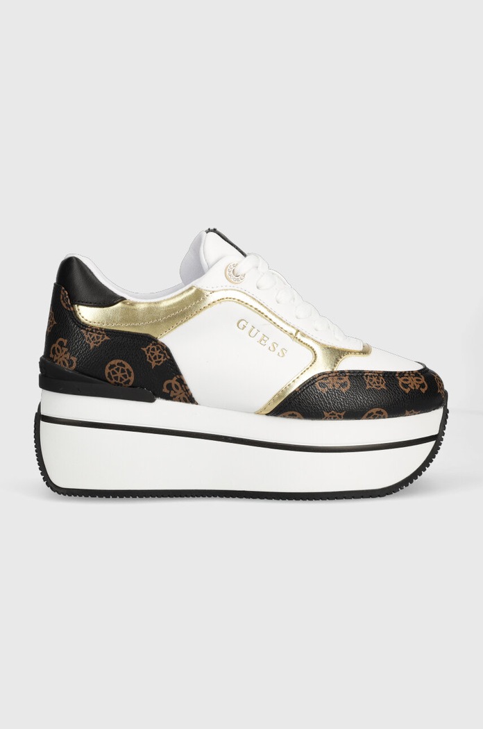 Tenisky Guess FL7CMR FAL12 platforma bílá FL7CMR.FAL12.WHIBR
