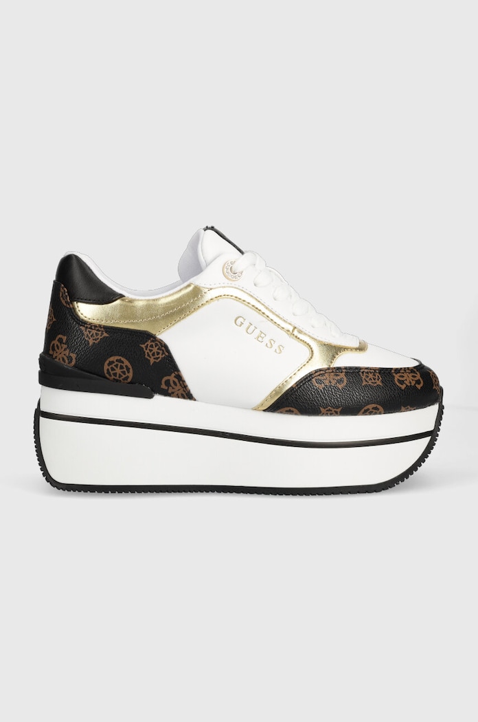 Tenisky Guess FL7CMR FAL12 platforma bílá FL7CMR.FAL12.WHIBR
