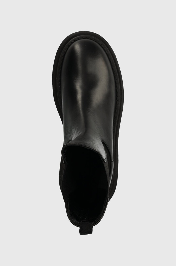 Kožne gležnjače Weekend Max Mara Calamai crna 2357960132600.BLACK