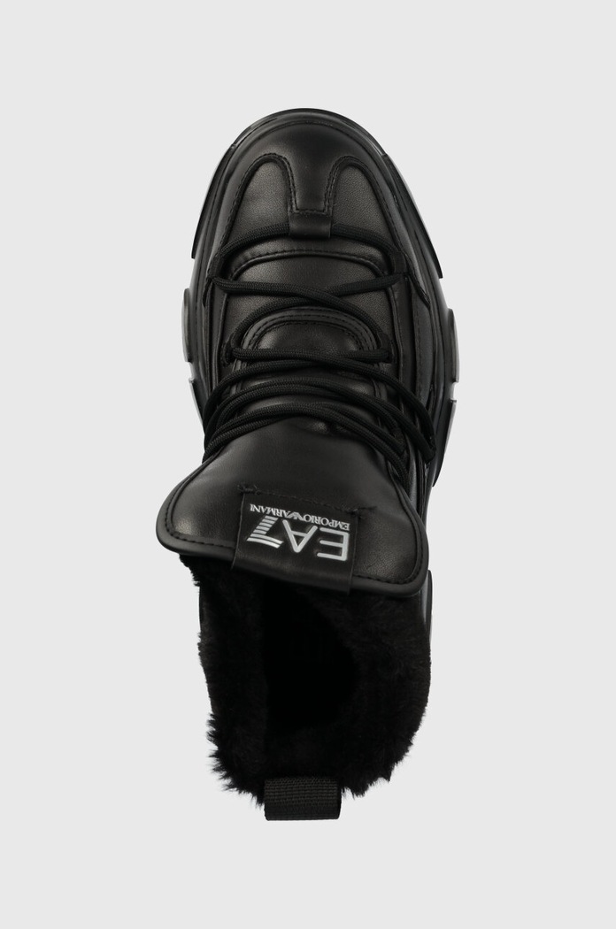 Nízké kozačky EA7 Emporio Armani černá X8M001.XK229.S868