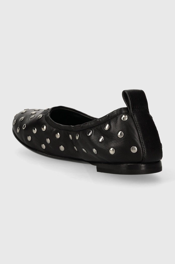 Boty Kožené baleríny AGL MILLY SOFT D544009PCSOFTY0000 černá