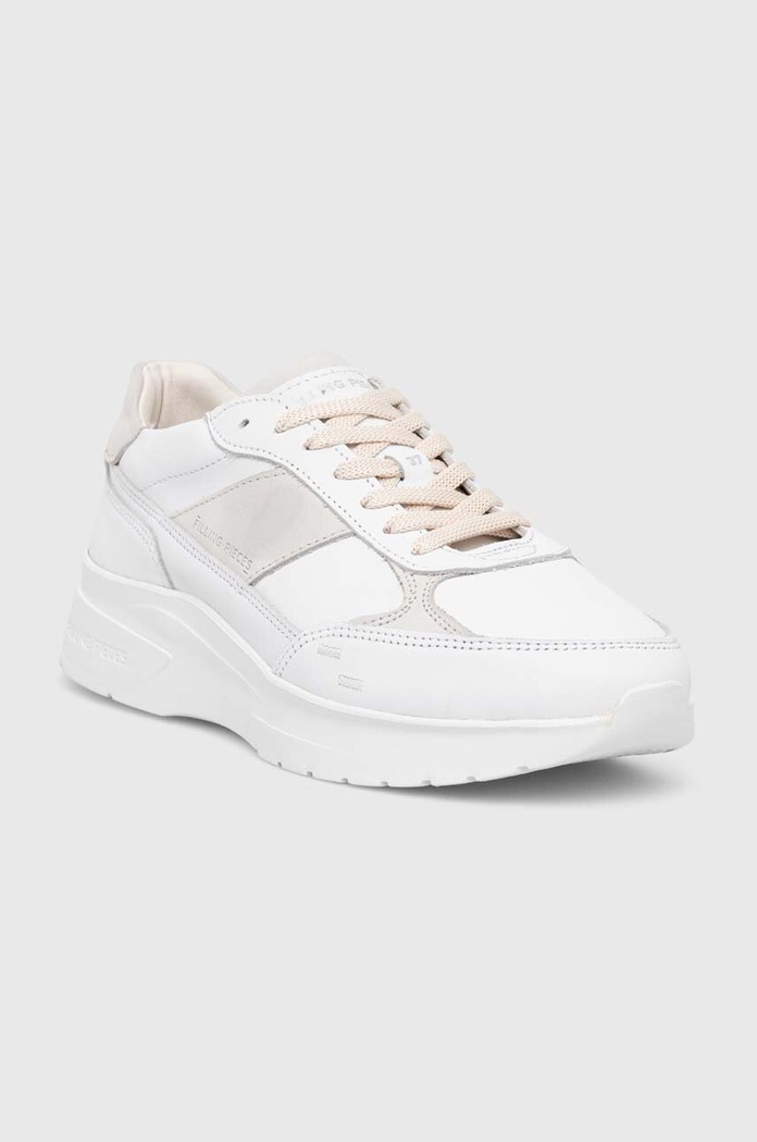 Δερμάτινα sneakers Filling Pieces Jet Runner 17127362052 λευκό AW23