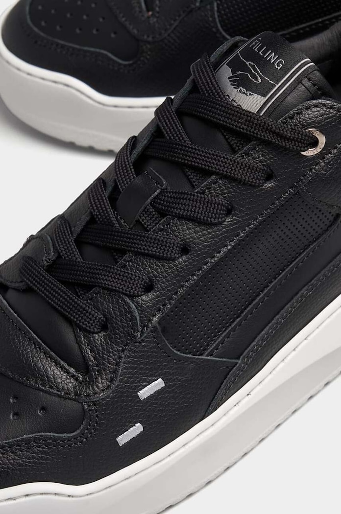 Παπούτσια Δερμάτινα sneakers Filling Pieces Avenue Crumbs 52127541861 μαύρο