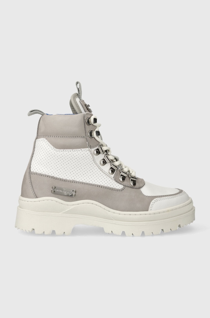 Боти Filling Pieces Mountain Onyx гладка кожа сив 64333811901
