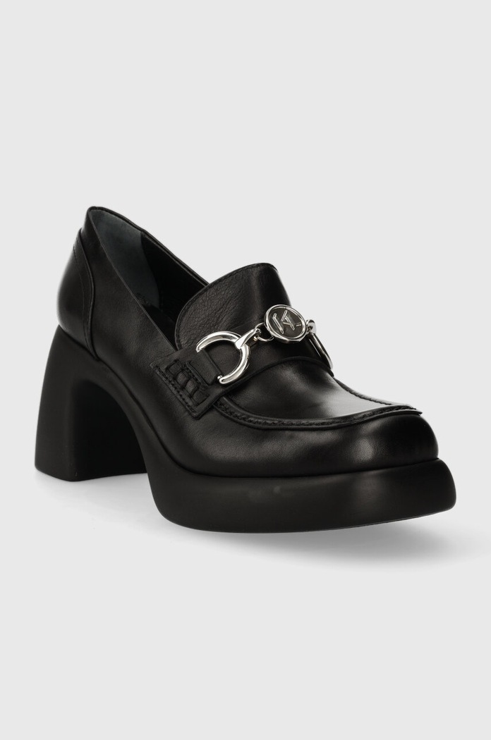 Karl Lagerfeld bőr flip-flop ASTRAGON KL33830.000 fekete AW23