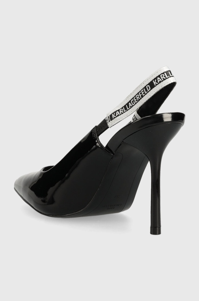 Παπούτσια Δερμάτινες γόβες Karl Lagerfeld SARABANDE KL30908.1BP μαύρο