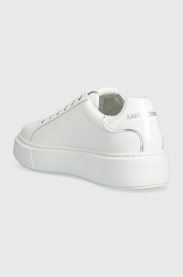 Boty Kožené tenisky Karl Lagerfeld MAXI KUP KL62223F.011 bílá