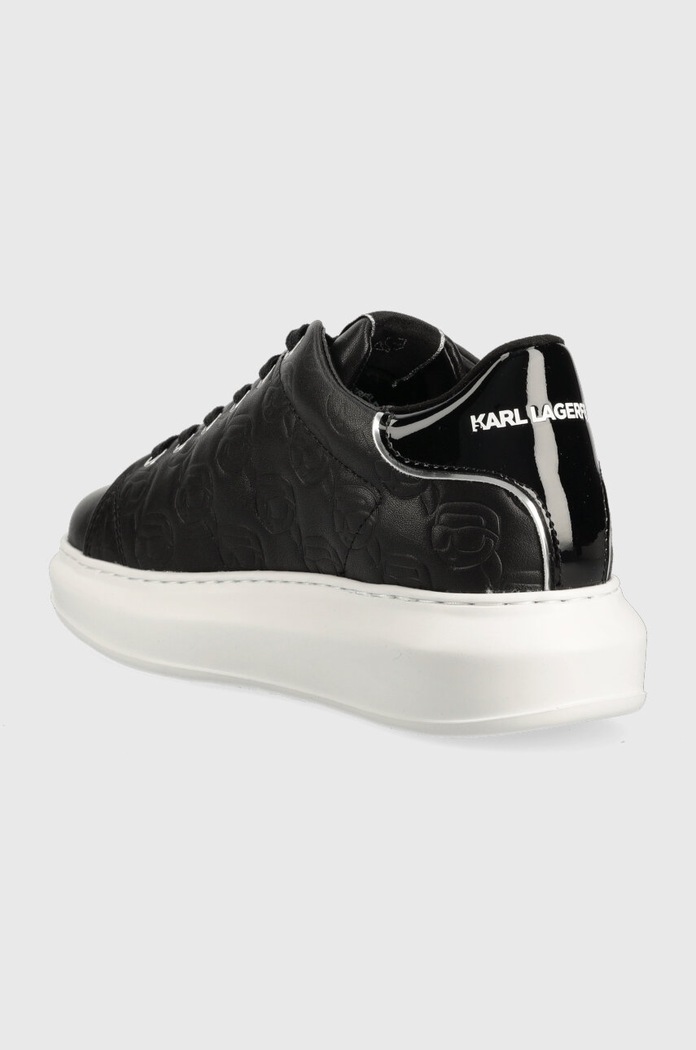 Obuv Kožené tenisky Karl Lagerfeld KAPRI KC KL62523F.000 čierna