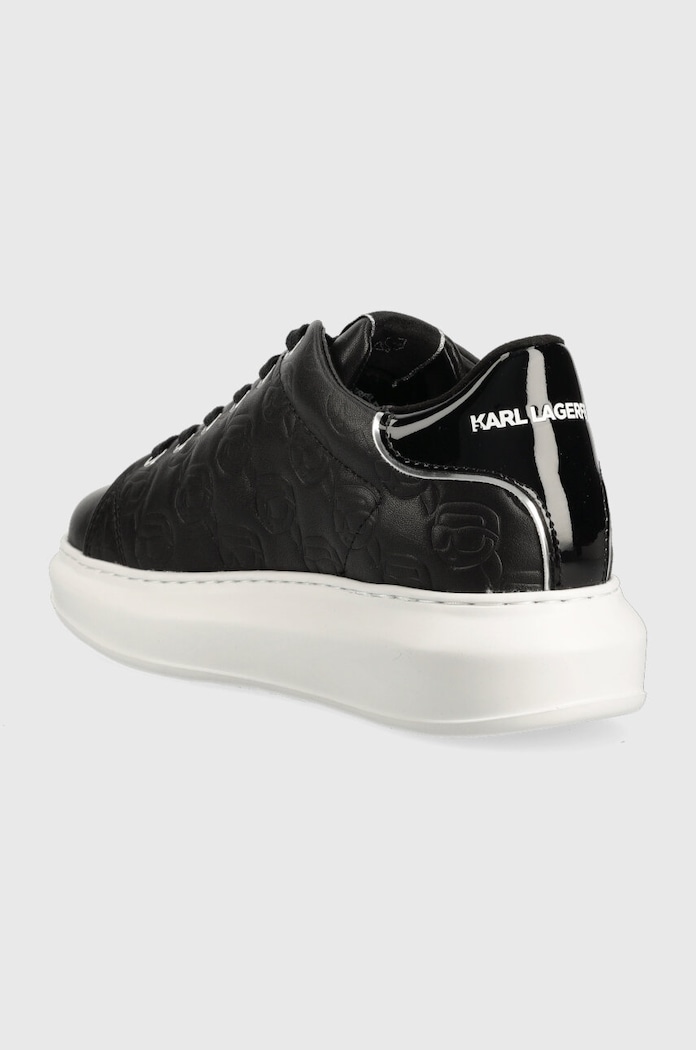 Obuv Kožené tenisky Karl Lagerfeld KAPRI KC KL62523F.000 čierna