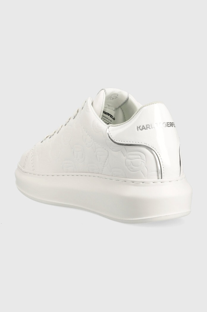 Obuv Kožené tenisky Karl Lagerfeld KAPRI KC KL62523F.01W biela