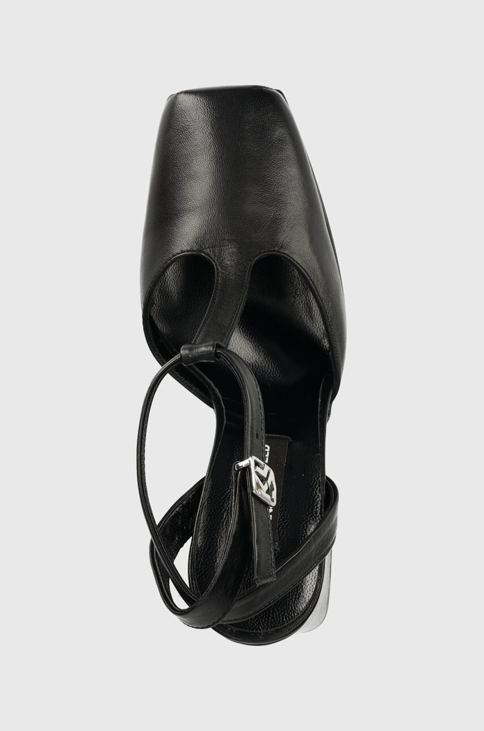 Karl Lagerfeld Jeans pantofi de piele SOIREE PLATFORM KLJ negru KLJ93111.1BP