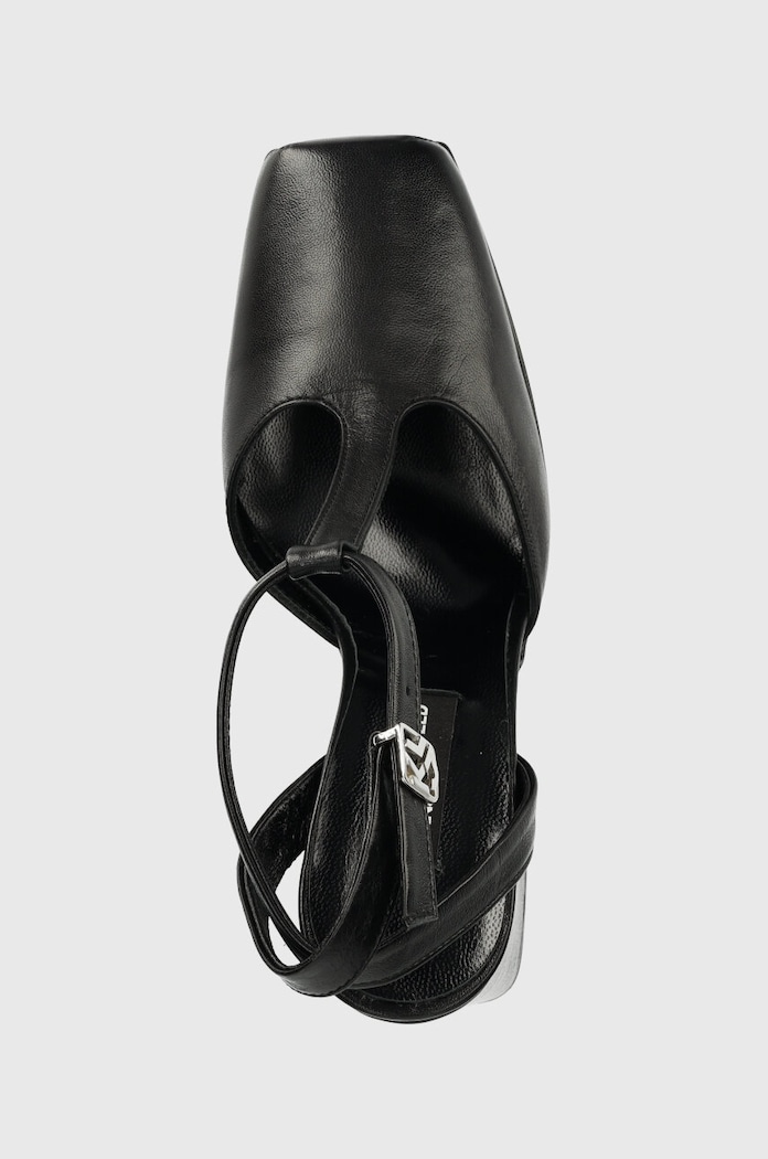 Karl Lagerfeld Jeans pantofi de piele SOIREE PLATFORM KLJ negru KLJ93111.1BP