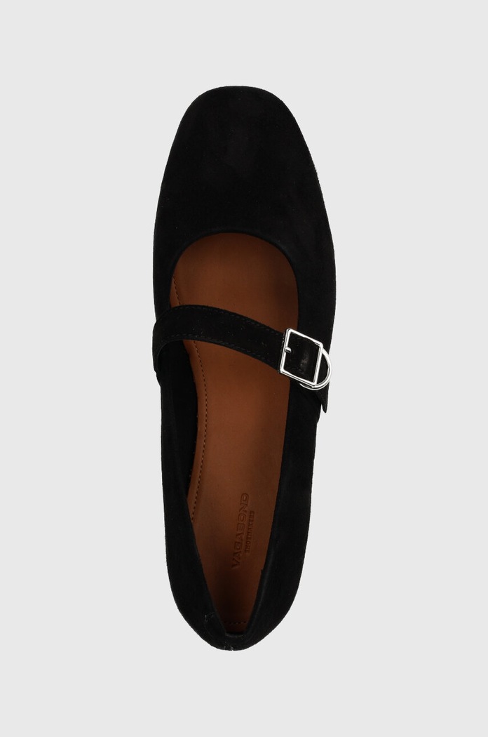 Vagabond Shoemakers balerini din piele intoarsa JOLIN negru 5608.040.20