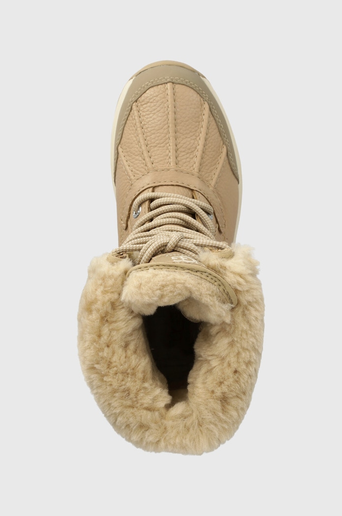 UGG buty skórzane Adirondack Boot III beżowy 1095141.MDSD