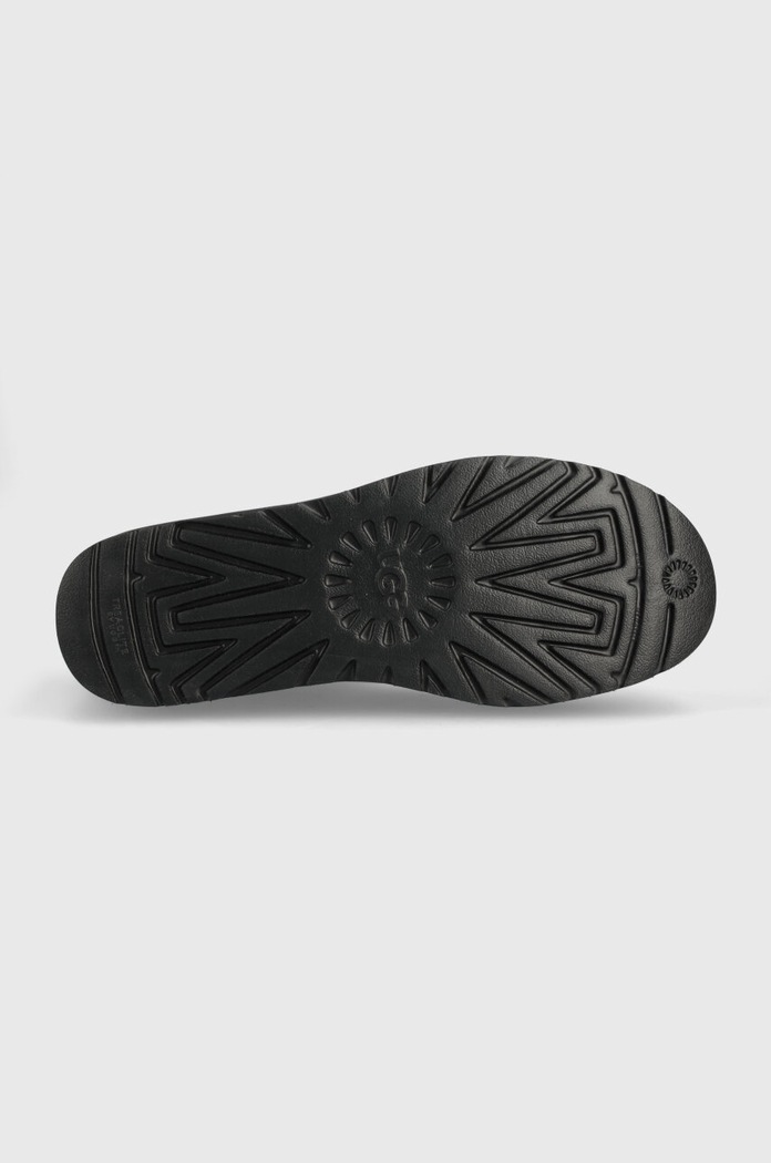 UGG śniegowce skórzane Classic Ultra Mini Platform 1141510.BLLE czarny