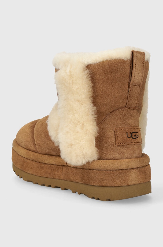 Παπούτσια Μπότες σουέτ UGG Classic Chillapeak 1144046.CHE καφέ