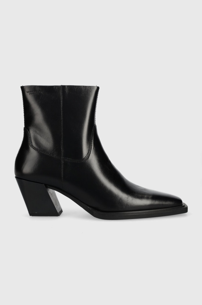 Kožené kotníkové boty Vagabond Shoemakers ALINA nezateplené černá 5621.001.20