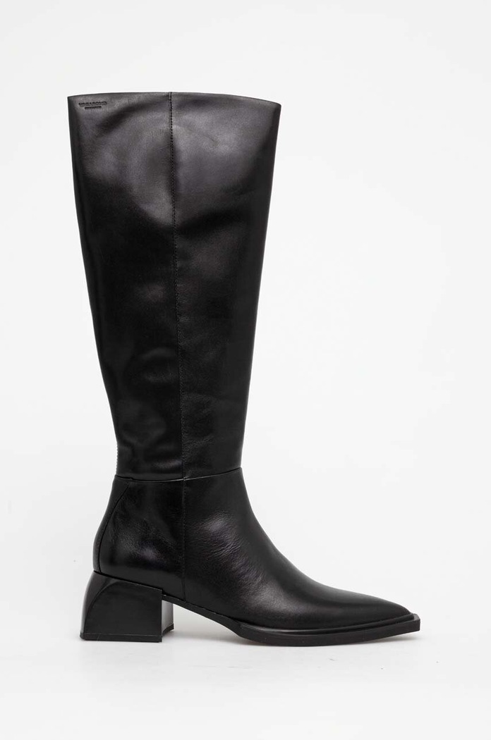 Kožne čizme Vagabond Shoemakers VIVIAN zrnata koža crna 5453.101.20