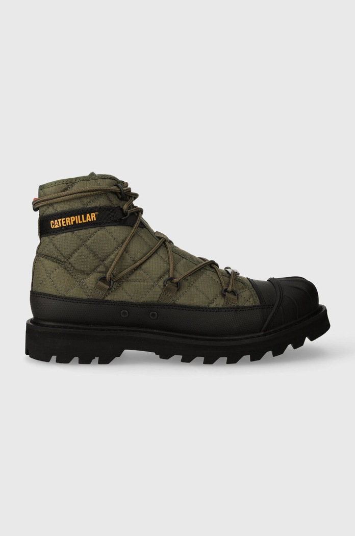 CAT Footwear buty OMAHA ALT LACE x Nigel Cabourn płaski zielony P111316