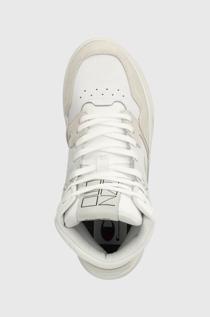 Champion sneakersy skórzane Z80 HI PLATFORM SL Mid biały S11598