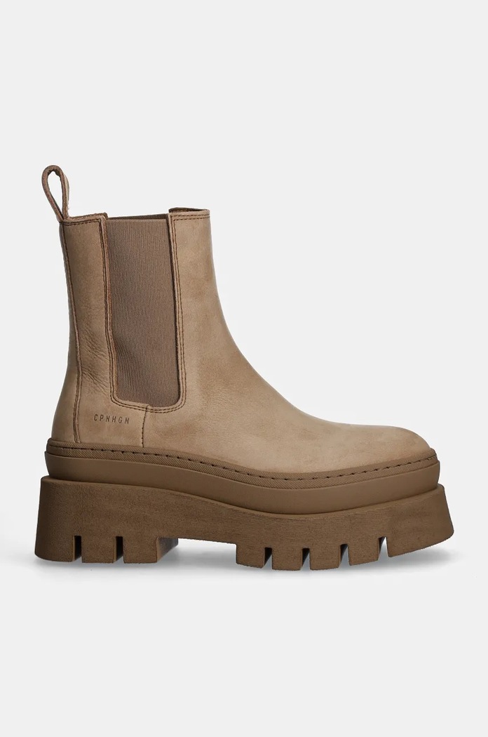 Kožené kotníkové boty Copenhagen CPH686 béžová AW26