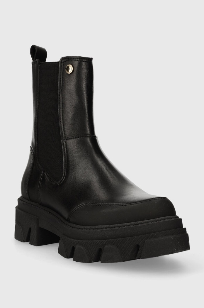 Barbour bőr bokacsizma B.Intl Chicane LFO0634BK11 fekete AW23