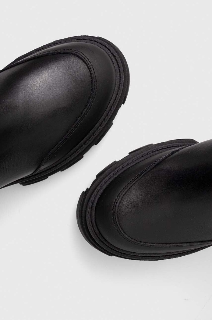 Kožené kozačky Barbour B.Intl Parson LFO0636BK11 černá