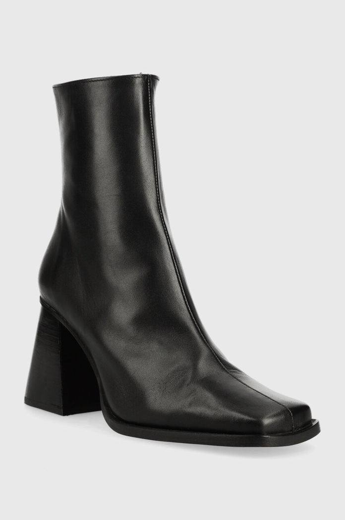 Alohas botki skórzane South S00054.25 czarny AW23