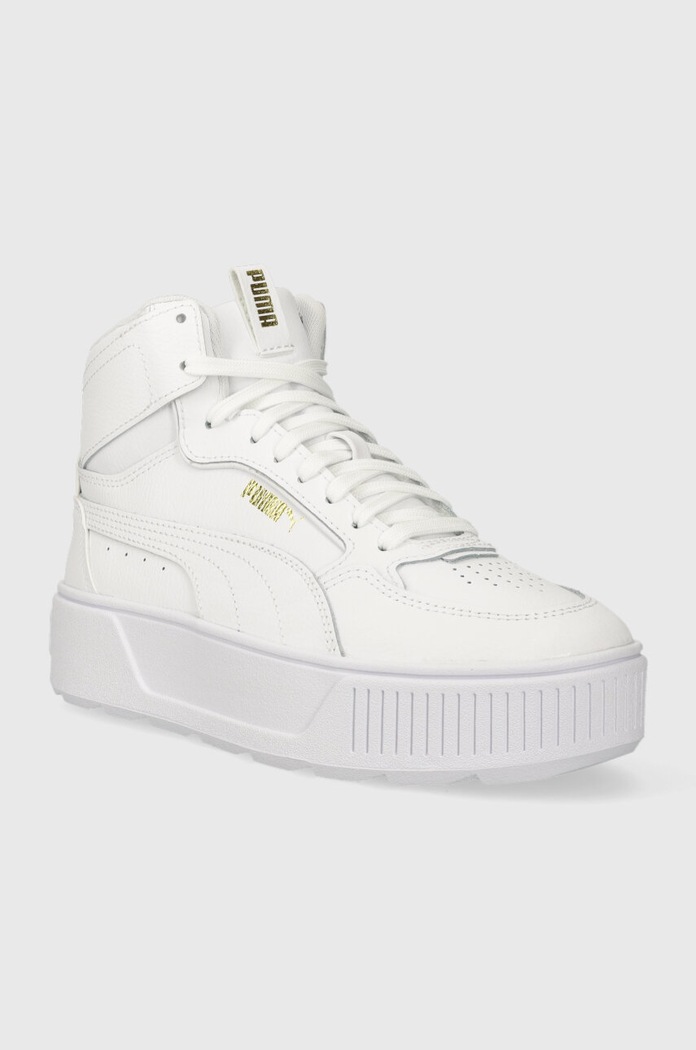 Puma sneakers Karmen Rebelle Mid 387213 alb AW23