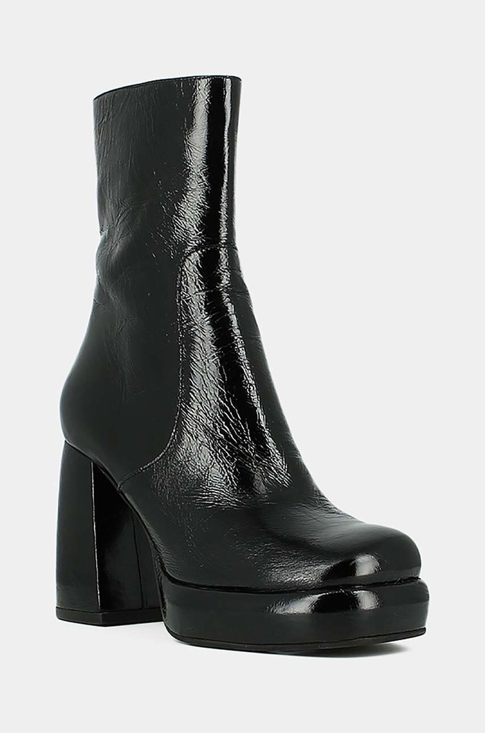 Jonak botki skórzane DENA CUIR BRILLANT 3300205 czarny AW23