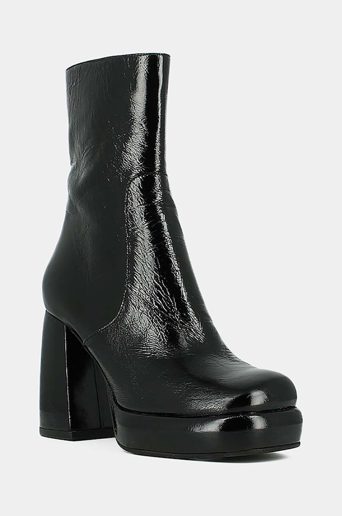 Jonak botki skórzane DENA CUIR BRILLANT 3300205 czarny AW23