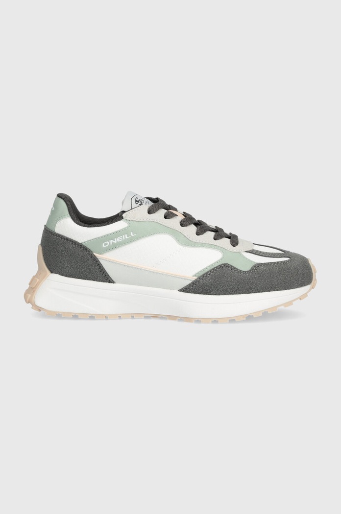 Sneakers O'Neill απομίμηση λείου δέρματος γκρί 90233008.14E