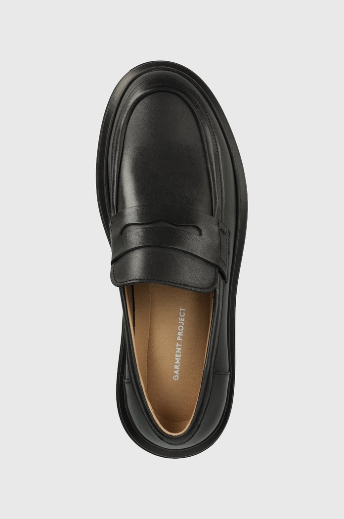 Kožne mokasinke GARMENT PROJECT June Loafer crna GPW2403.999
