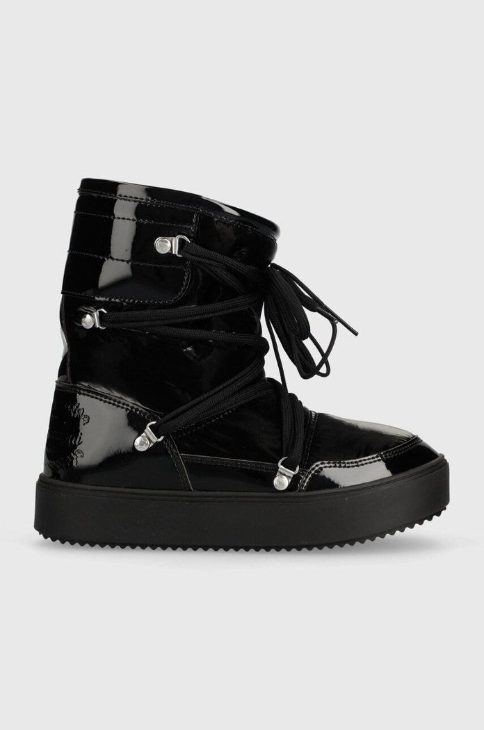 Chiara Ferragni śniegowce imitacja skóry licowej czarny CF3256.001