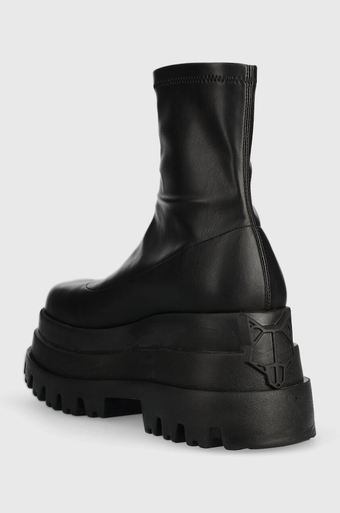 Shoes Naked Wolfe ankle boots Sassy Sassy.Black.Stretch black