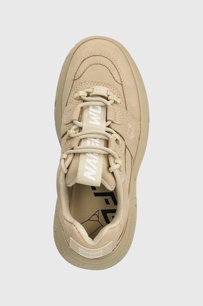 Naked Wolfe sneakersy zamszowe Sinner beżowy Sinner.Oat