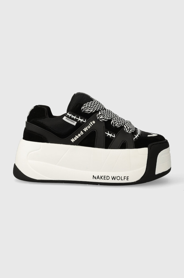 Sneakers Naked Wolfe Slider υφασμάτινο μαύρο Slider.Black