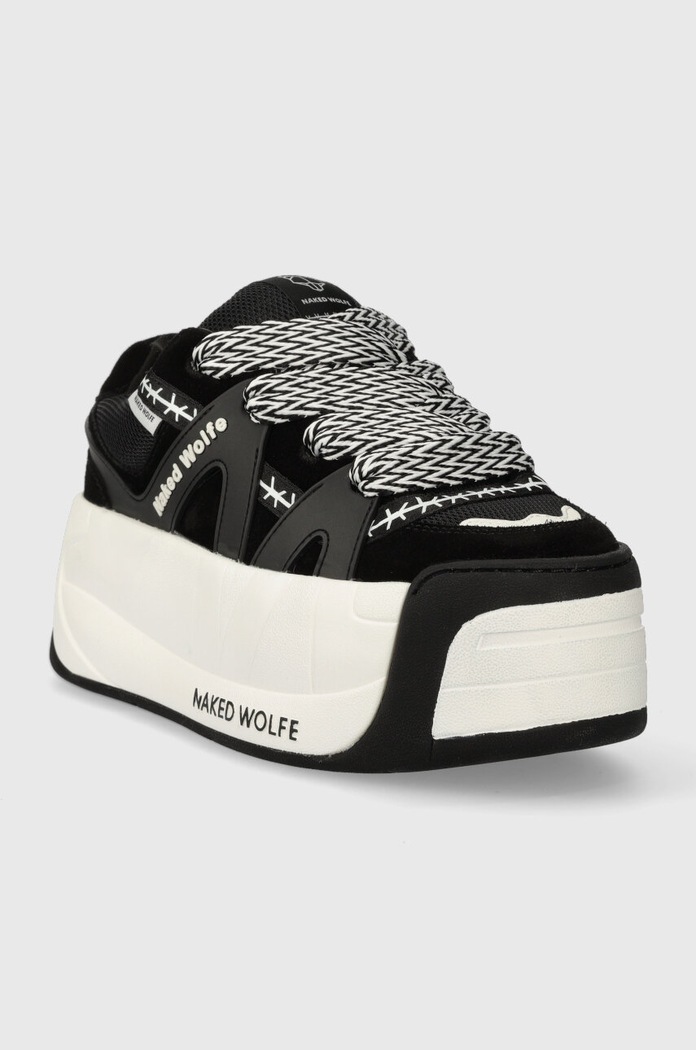 Sneakers Naked Wolfe Slider Slider.Black μαύρο SS25