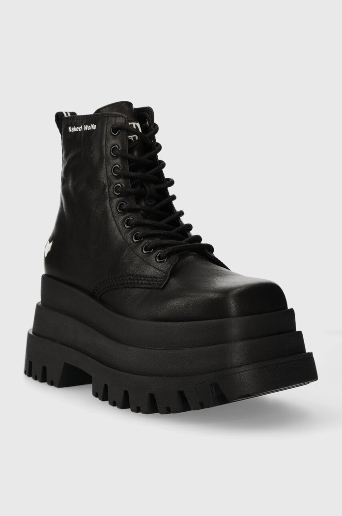 Naked Wolfe leather biker boots Sloane Sloane.Black black AW24