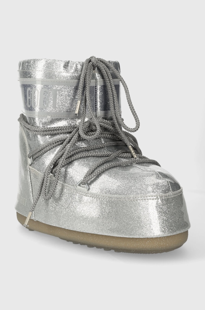 Зимние сапоги Moon Boot ICON LOW GLITTER 14094400.002 серебрянный AW23