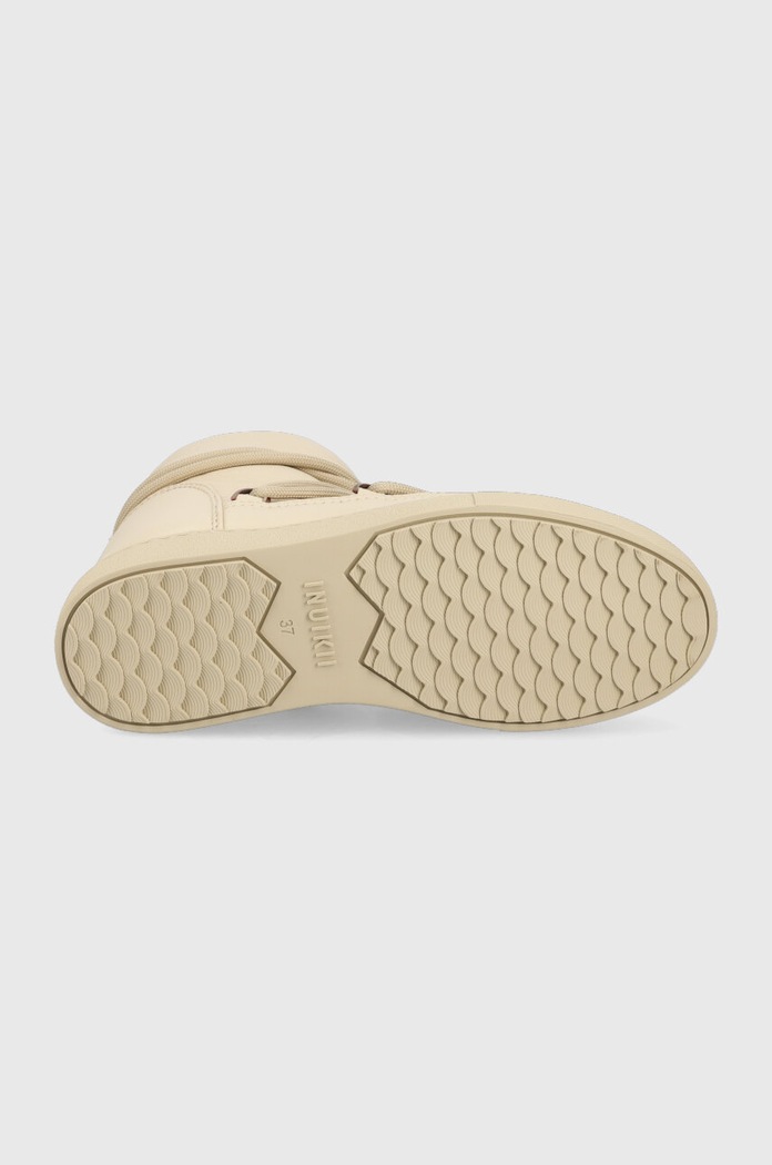 Kožené snehule Inuikii Full Leather Wedge 75203.087.Cream béžová