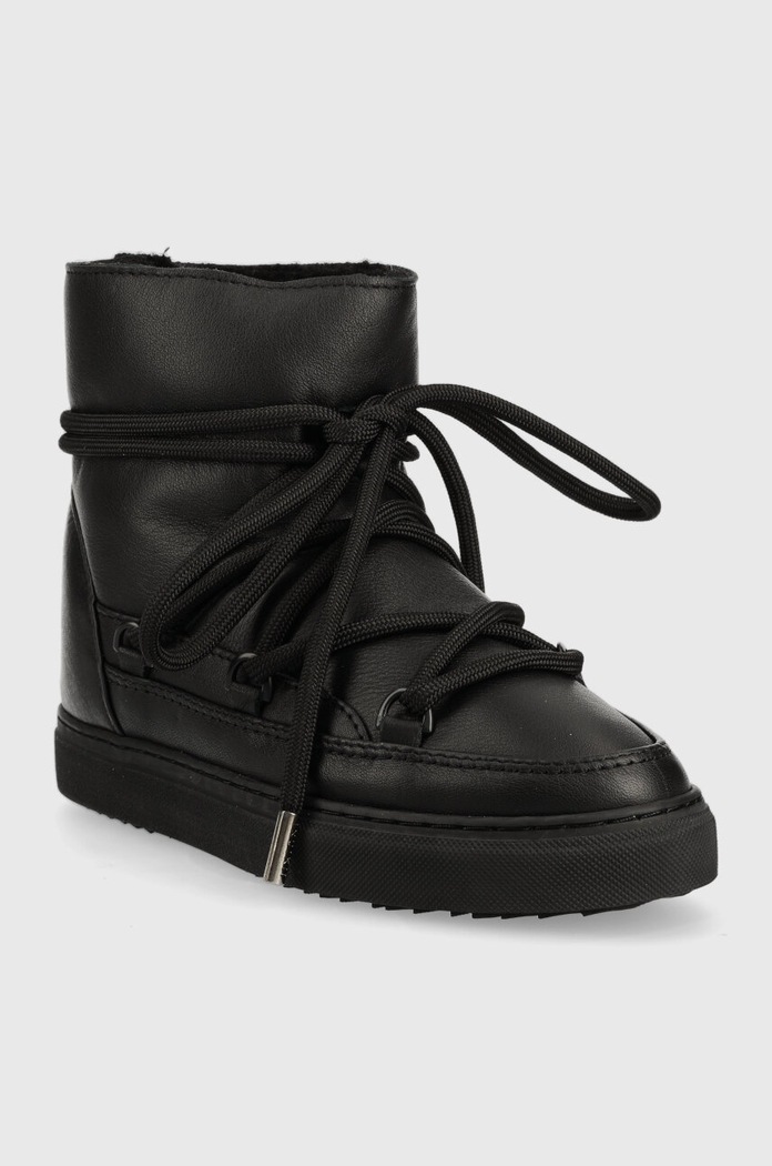 Шкіряні чоботи Inuikii FULL LEATHER 1001.003.0251.000 чорний AW25
