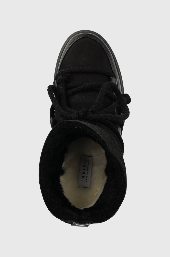 Kožne cipele za snijeg Inuikii CLASSIC WEDGE crna 75203.005.Black