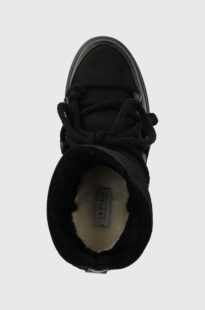 Kožne cipele za snijeg Inuikii CLASSIC WEDGE crna 75203.005.Black
