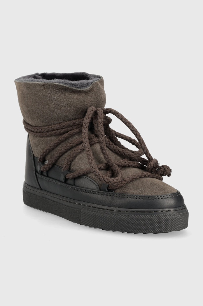 Inuikii śniegowce skórzane Classic 75202.005.DGrey szary AW23