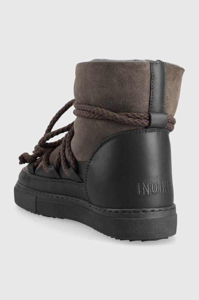 Obuwie Inuikii śniegowce skórzane Classic 75202.005.DGrey szary