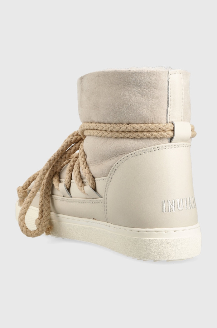 Obuv Semišové snehule Inuikii CLASSIC 75202.005.Panna béžová