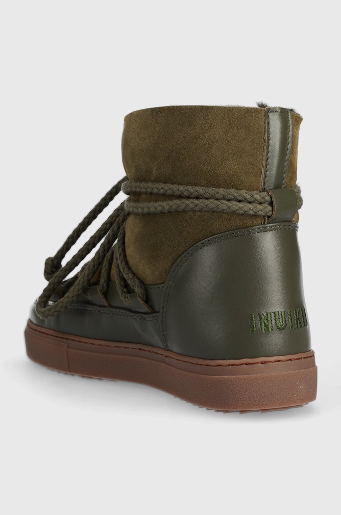 Cipők Inuikii bőr hótaposó CLASSIC 75202.005.Olive zöld